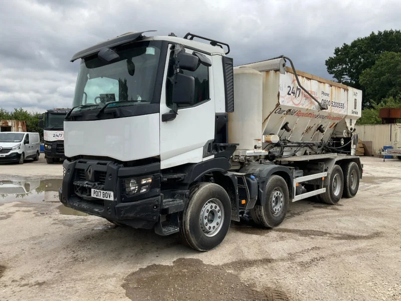 BPI Auctions - 2017, 2018 & 2019 Renault C430 8x4 Siemens VDO Volumetric Concrete Mixer Truck Auction - Auction Image 4