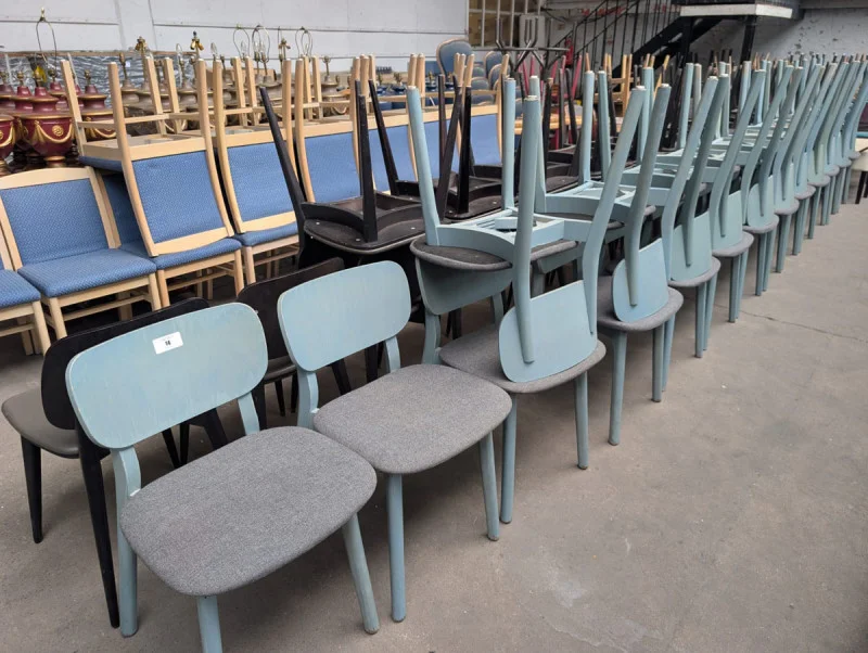 W & H Peacock - Restaurant Contract Furniture, Fabric Rolls and Tableware - Auction Image 2