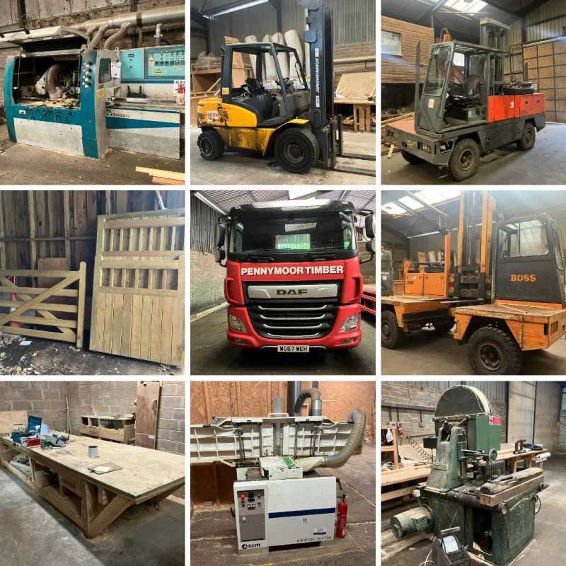 Stags - Dispersal Auction On Behalf Of Pennymoor Timber Ltd Of 5 Forklifts, 2 Lorries, Sawmill Equipment, Stock & Associated Equipment - Auction Image 1