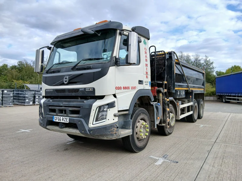 W & H Peacock - Volvo Grab Lorry Auction - Auction Image 1