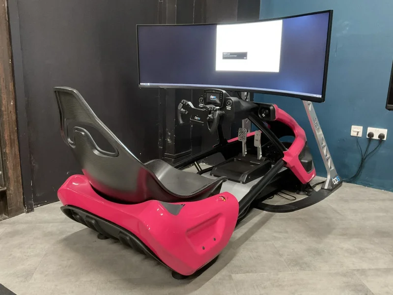 BPI Auctions - Base Performance Phoenix Racing Simulator & Sharp Big Pad Interactive Learning Mobile Table Top Auction - Auction Image 1
