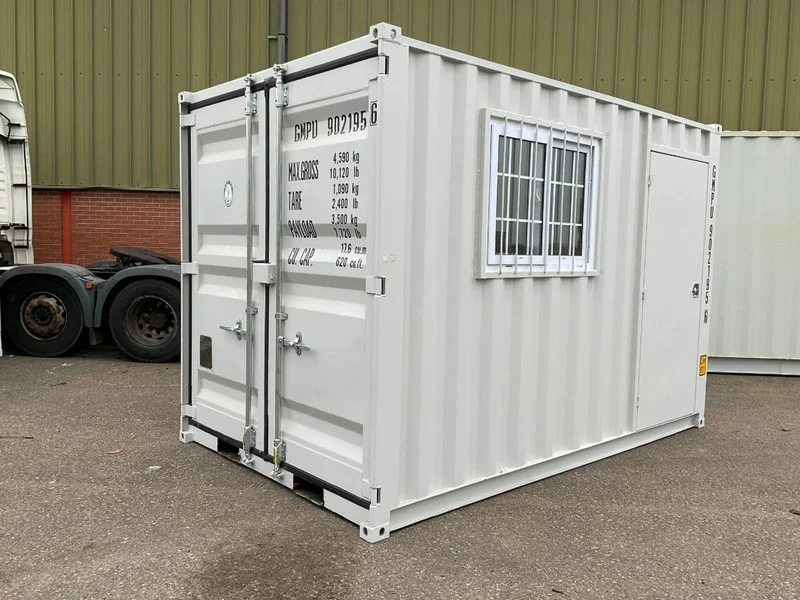BPI Auctions - 40ft High Cube Multi Door Container, Unused 12ft, 9ft & 8ft Security Office Containers, Unused Portable Toilets & Unused Steel Workbenches at Auction - Auction Image 5