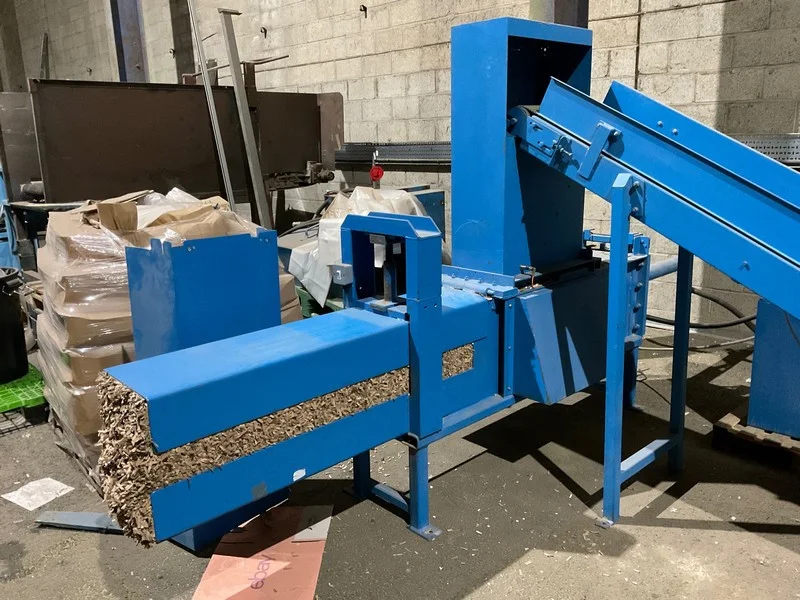 BPI Auctions - Paper & Cardboard Shredding & Baling Line Machinery to include Schleicher Shredder, Wilkie Engineering Hydraulic Baler Conveyors & More at Auction - Auction Image 6