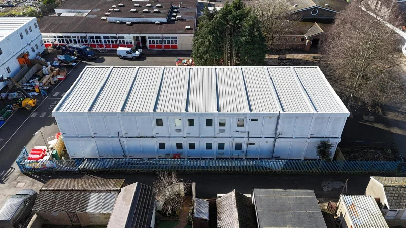 BPI Auctions - 18 Bay Modular Building (9.6m x 3.2m Bays) at Auction - Auction Image 2