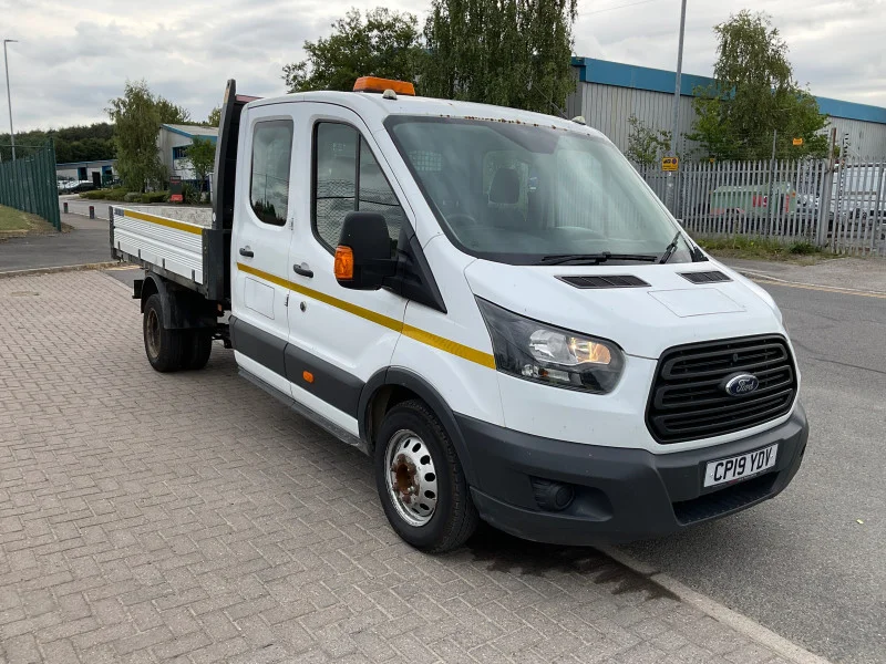 BPI Auctions - 2021 & 2019 Ford Transit 350 Diesel Crew Cab Tippers at Auction - Auction Image 1