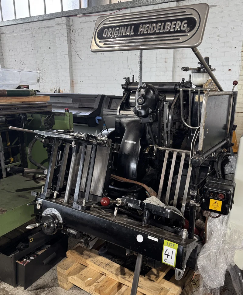 Pinder Asset Solutions Ltd - Offset and Digital Printing Machinery, Print Finishing, Cement Mixers, Grabs and Access Platform Auction - Auction Image 9