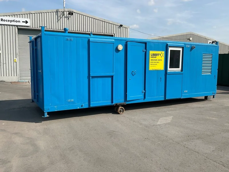 BPI Auctions - 25ft x 9ft Anti-Vandal Static Welfare Units with Generators at Auction - Auction Image 2
