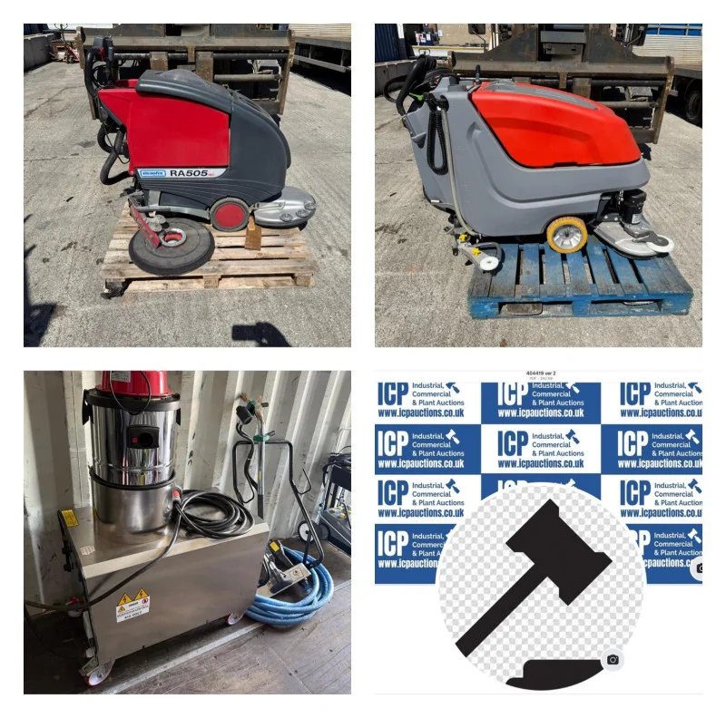 ICP Auctions (A Division of Ainscough Ltd) - Cleaning Equipment Auction - Auction Image 1