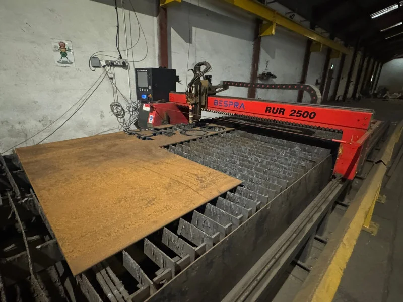 BPI Auctions - 2022 Kerf RUR 2500P Extension Plasma Cutting Machine & 2021 Baykal APHS 41240 Hydraulic Press Brake Auction - Auction Image 1
