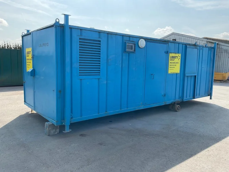 BPI Auctions - 25ft x 9ft Anti-Vandal Static Welfare Units with Generators at Auction - Auction Image 1