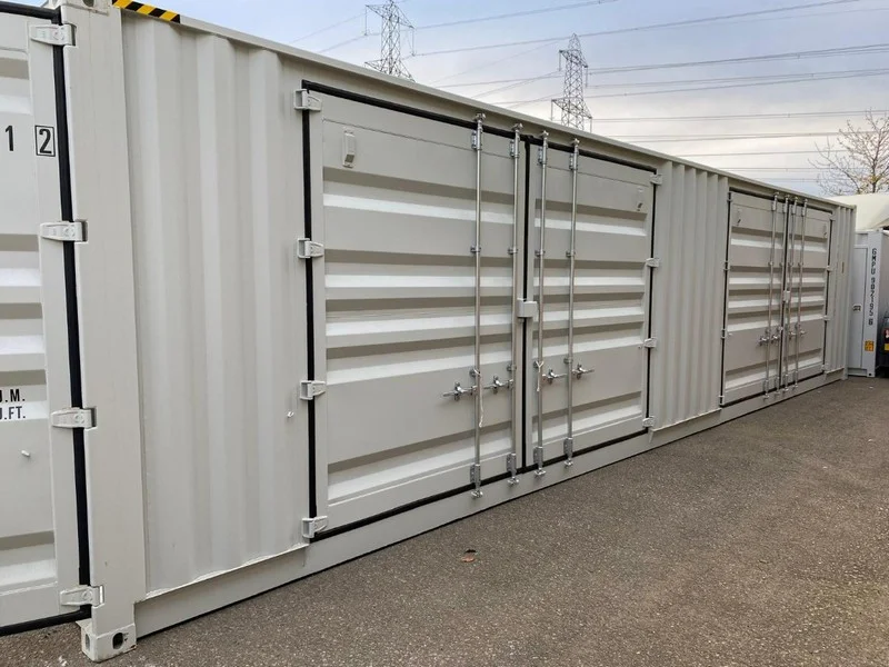 BPI Auctions - 40ft High Cube Multi Door Container, Unused 12ft, 9ft & 8ft Security Office Containers, Unused Portable Toilets & Unused Steel Workbenches at Auction - Auction Image 3