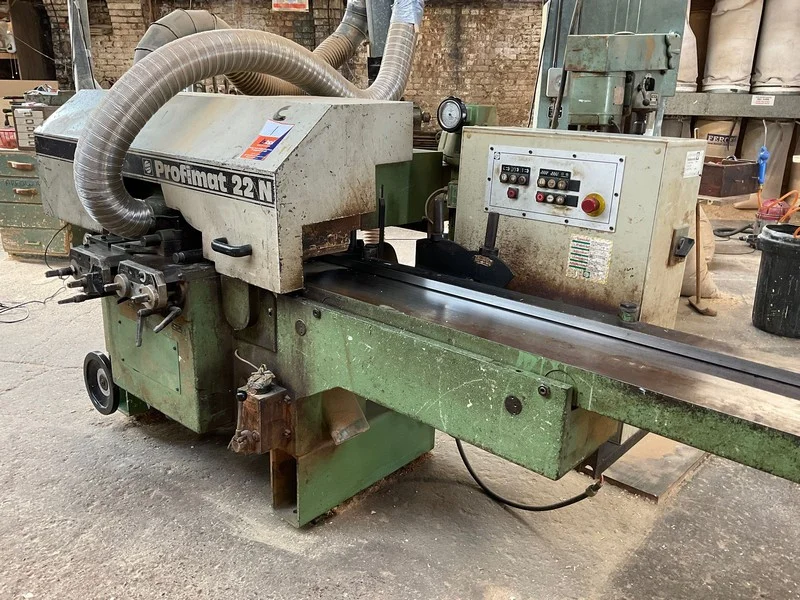 BPI Auctions - Entire Contents of Wooden Staircase Manufacturer to include Planer Moulder, Tenoning Machine, Panel Saw, Chisel Morticer & More at Auction - Auction Image 1