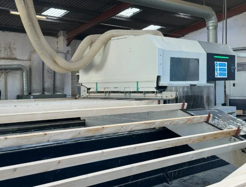 BPI Auctions - 2019 Stavelse UNICUT 6500 CNC Controlled Truss Sawing Machine at Auction - Auction Image 4