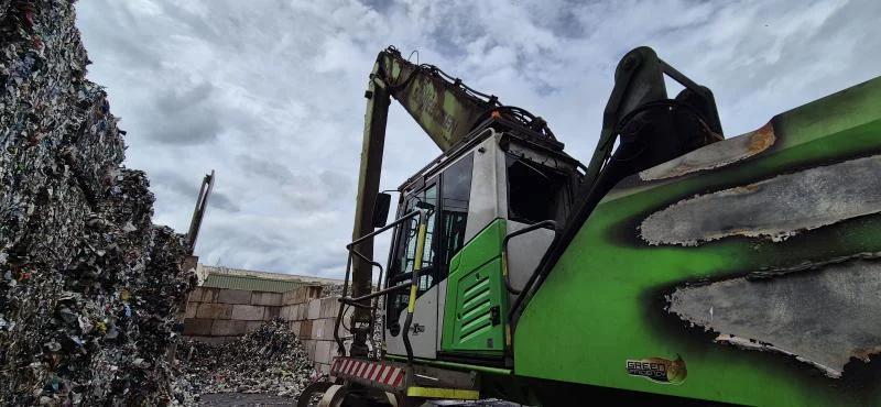 Salvue Ltd. - 2019 Sennebogen 830E Material Handler - Fire Damaged - Auction Image 7