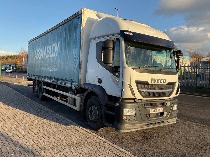 BPI Auctions - 2017 Iveco Stralis Curtain Sided Lorries & 2016 Iveco Stralis Dropside Flat Beds with Atlas Crane & Grab at Auction - Auction Image 3