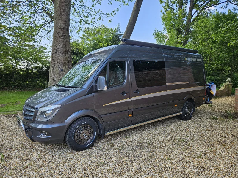Asset Auctions Ltd - Sport Home! Mercedes Sprinter LWB 316 CDI Auto Motorhome Camper Van Auction - 21k Miles From New! - Auction Image 1