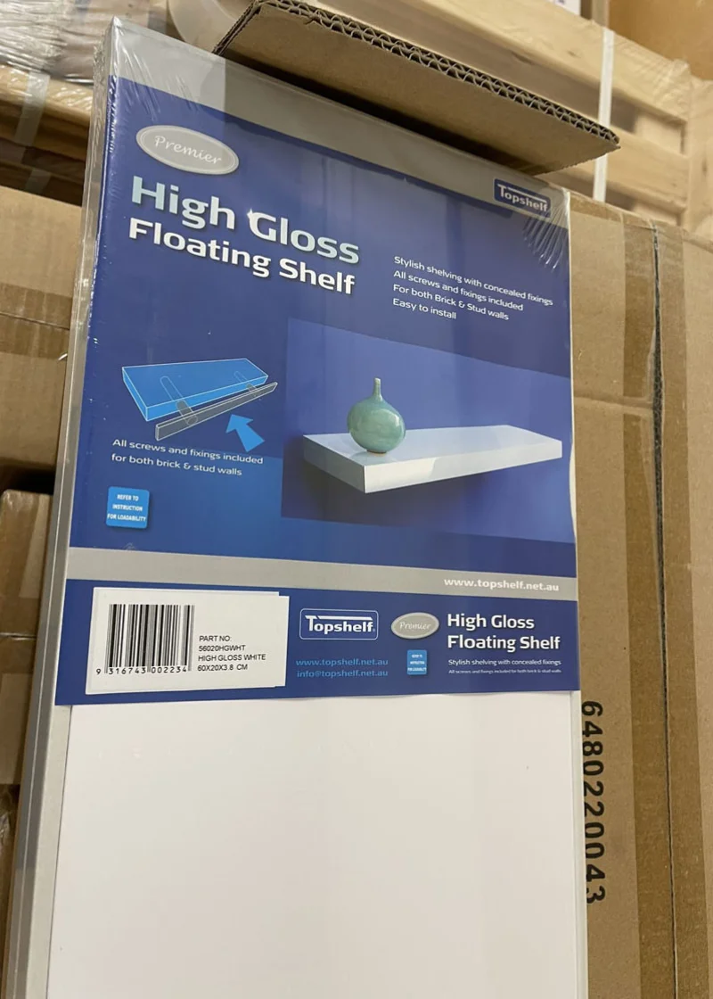 W & H Peacock - Floating & Other Shelving, Sandpaper & Associated Products - Auction Image 3
