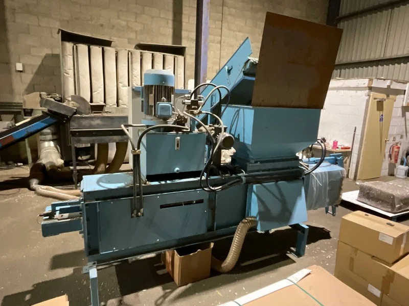 BPI Auctions - Paper & Cardboard Shredding & Baling Line Machinery to include Schleicher Shredder, Wilkie Engineering Hydraulic Baler Conveyors & More at Auction - Auction Image 4