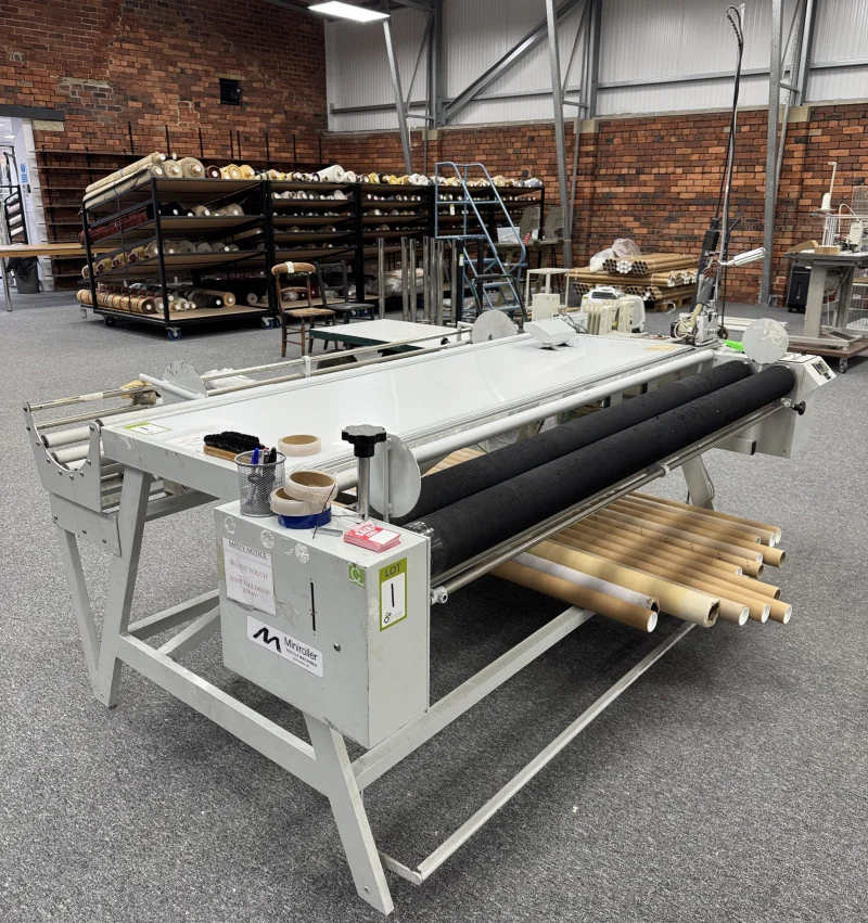 Pinder Asset Solutions Ltd - Retirement Auction of a Soft Furnishings Retailer, 1000s of Meters Fabric Stocks, Making Up Eq & Tables, Display Units, Handling, Accessories - Auction Image 1