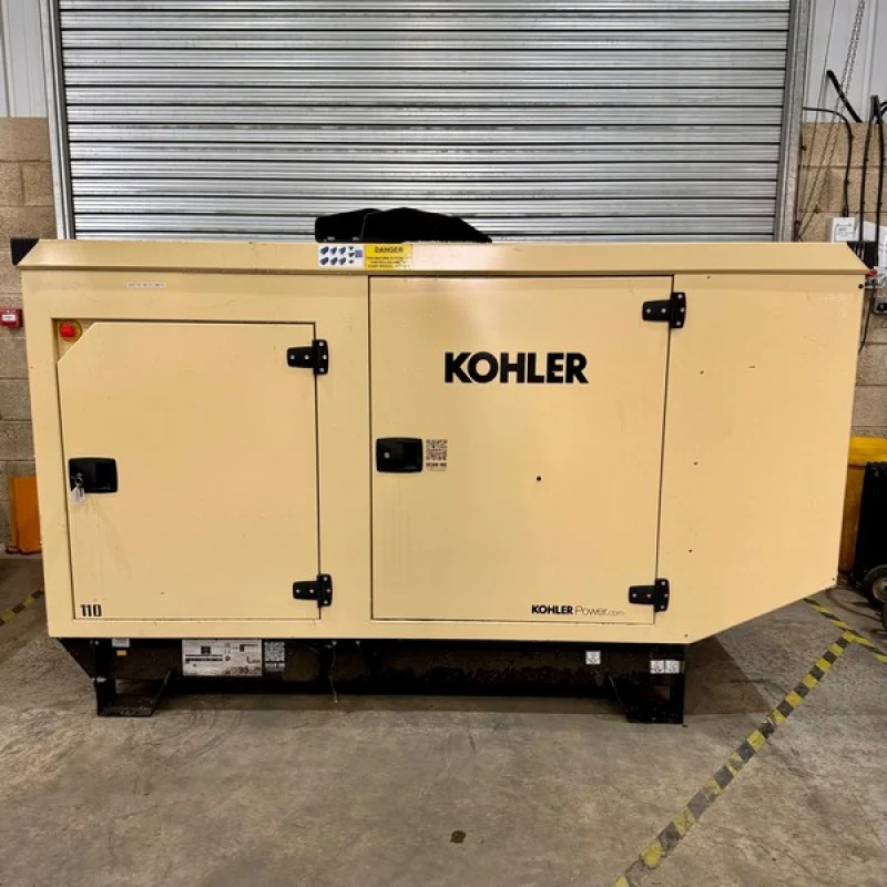 BPI Auctions - 2023 Kohler J110 110 kVa Static Diesel Generator & Static UK 2000L Bunded Fuel Bowser Auction - Auction Image 1