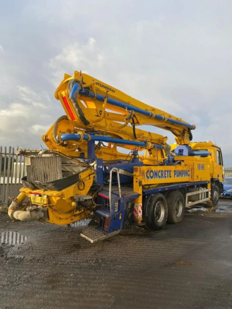 Gavel Auctioneers Ltd - Salvage 2008 Mercedes Actros with Putzmeister Concrete Pump Auction - Auction Image 2