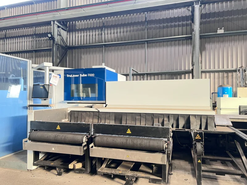 Cottrill & Co - Late Model Trumpf TruLaser  Tube 7000 Fiber Cutting  Machine (2021) Auction - Auction Image 1