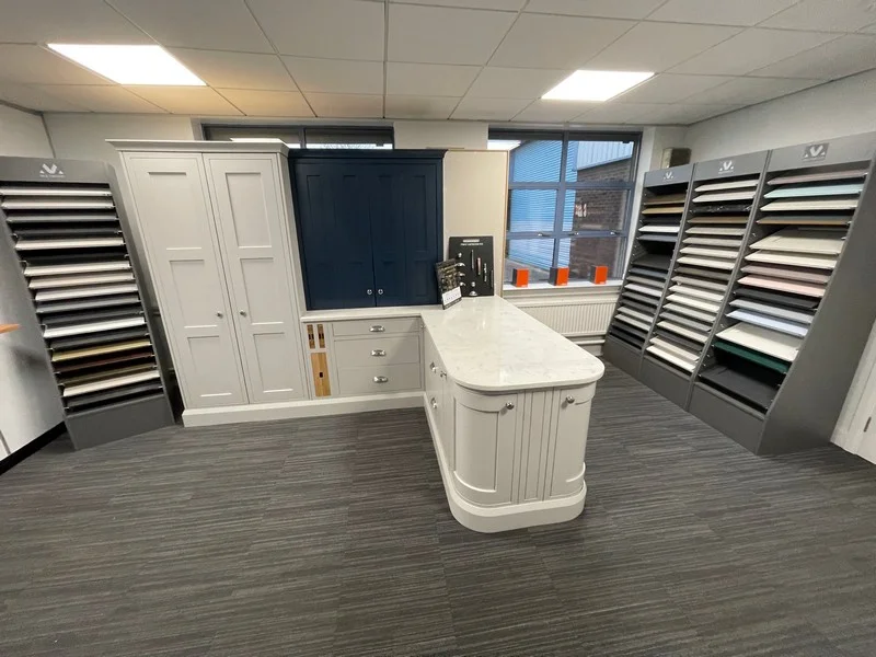 Sandersons Auction Rooms - Kitchen Cabinet Door Manufacturing Facility Auction to include CNC Woodworking Machinery & Spraying Line, Spray Booth, Dust/ Fume Extraction Systems, Pallet Racking - Auction Image 1