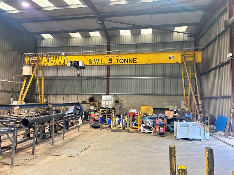 Cottrill & Co - Castle Lifting Gear Track Crane Auction - Auction Image 1