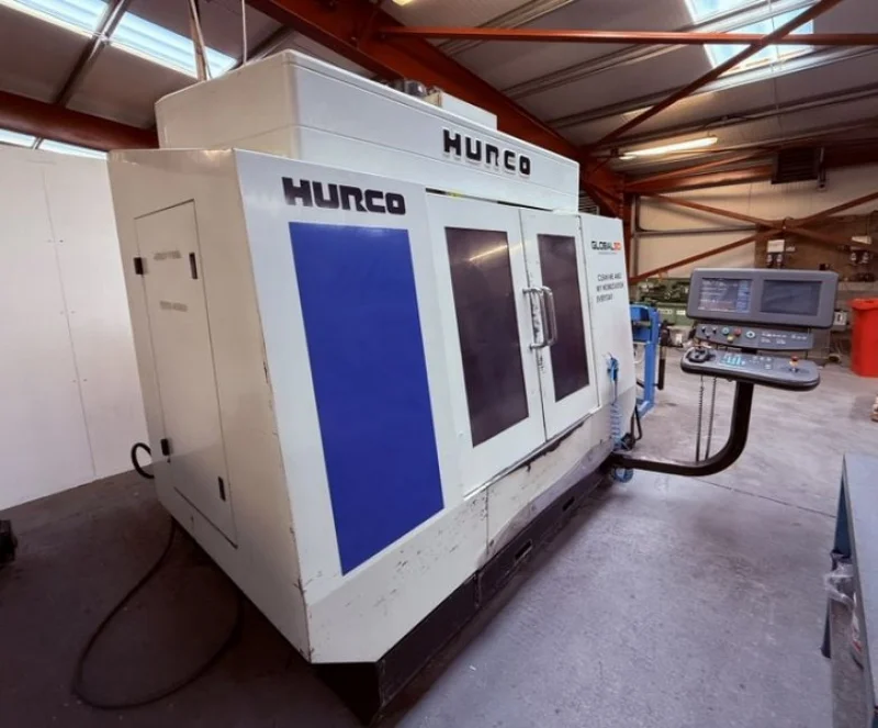 Eddisons - Leeds - Online Auction of 2000 Hurco VMX 40 CNC 3-Axis Vertical Machining Centre with 4 Control. Full Spindle Replacements in 2024 - Auction Image 1