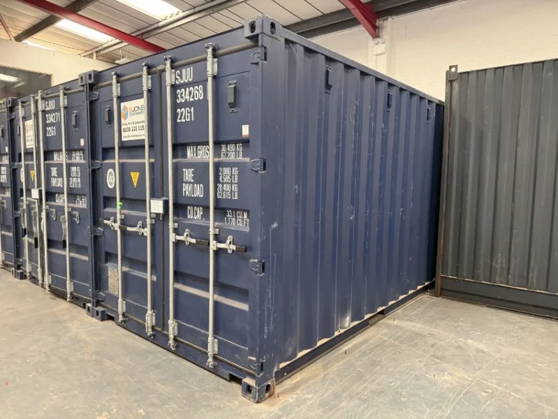 Gavel Auctioneers Ltd - 2022 20ft Steel Shipping Containers & 10ft Steel Site Container Auction - Auction Image 2