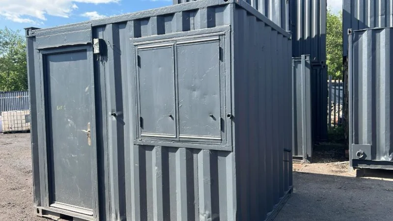 Gavel Auctioneers Ltd - 3 No. Storage/Shipping Containers, Open Plan Unit, Office/Canteen Container & Anti Vandal Toilet/Shower Container at Auction - Auction Image 2