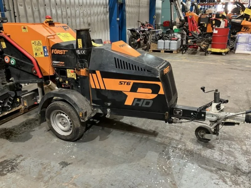 Gavel Auctioneers Ltd - Salvage 2023 Forst ST6P Wheeled Woodchipper Auction - Auction Image 1