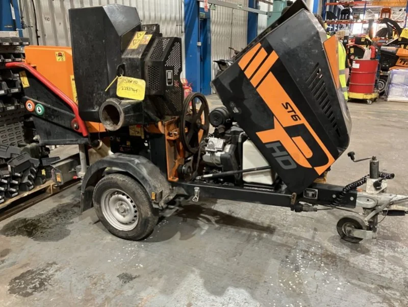 Gavel Auctioneers Ltd - Salvage 2023 Forst ST6P Wheeled Woodchipper Auction - Auction Image 2