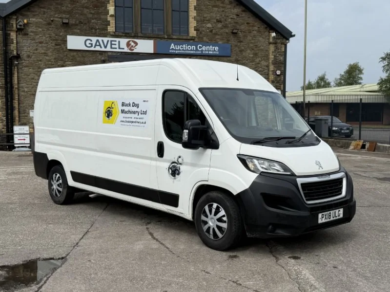 Gavel Auctioneers Ltd - 2018 Peugeot Boxer 435 Pro Van Auction - Auction Image 1