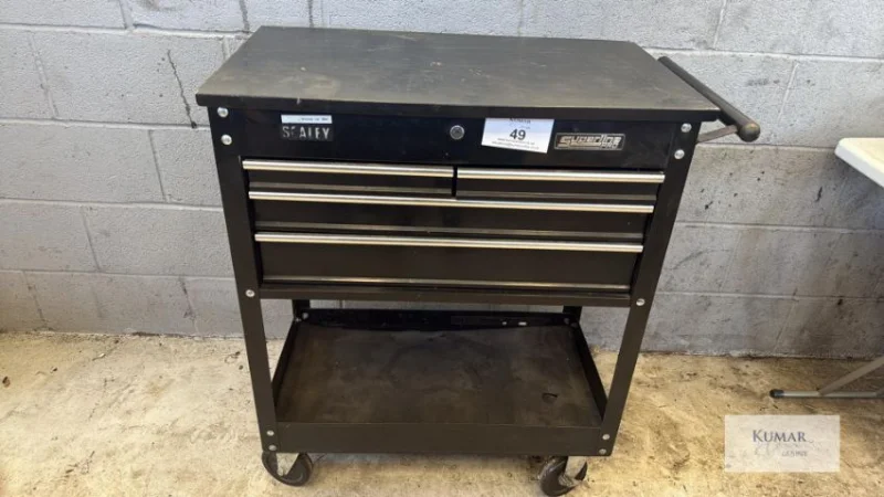 Kumar & Company - Snap on Roll Cab & Top Box Set, Snap on Zeus Plus Diagnostic System with Tablet & Touchscreen, Double Gas Air Con & Large Range of Garage Tools Auction - Auction Image 4