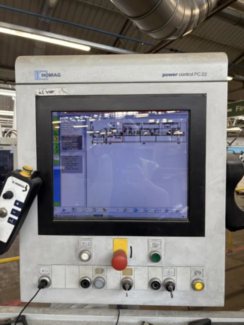 Eddisons - Homag Optimat KAL 310/6/A3/S2 Single Edgebanding Machine at Auction - Auction Image 4