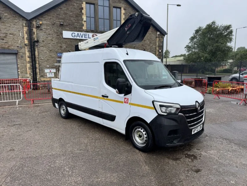 Gavel Auctioneers Ltd - 2022 Klubb KL26 Van Mounted Ariel Platform, 9.8m mounted on 2023 Renault Trucks Master 35 at Auction - Auction Image 1
