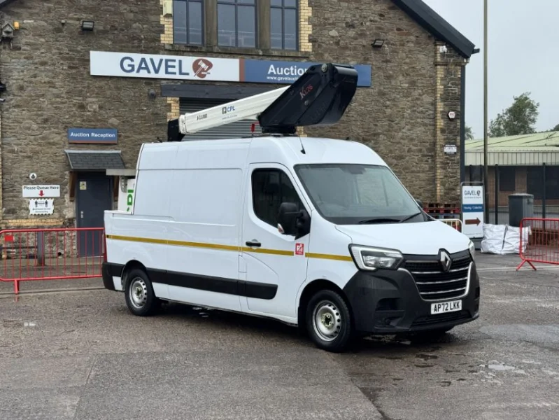 Gavel Auctioneers Ltd - 2022 Klubb KL26 Van Mounted Ariel Platform, 9.8m mounted on 2023 Renault Trucks Master 35 at Auction - Auction Image 5