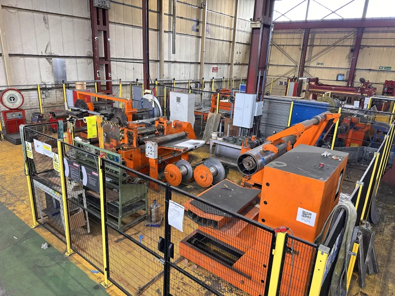 Cottrill & Co - Auction of a Selection of Henrich George, Schnutz, Durmech, Weybridge, Brace Cut-to-Length & Slitting Lines, Guillotines, Coil Handling Systems, Sheet Polishing Machinery, Overhead Cranes, Fork Lift Trucks and more - Auction Image 3