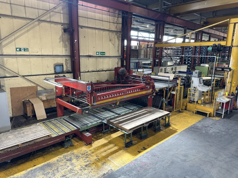 Cottrill & Co - Auction of a Selection of Henrich George, Schnutz, Durmech, Weybridge, Brace Cut-to-Length & Slitting Lines, Guillotines, Coil Handling Systems, Sheet Polishing Machinery, Overhead Cranes, Fork Lift Trucks and more - Auction Image 4