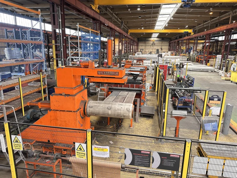 Cottrill & Co - Auction of a Selection of Henrich George, Schnutz, Durmech, Weybridge, Brace Cut-to-Length & Slitting Lines, Guillotines, Coil Handling Systems, Sheet Polishing Machinery, Overhead Cranes, Fork Lift Trucks and more - Auction Image 2