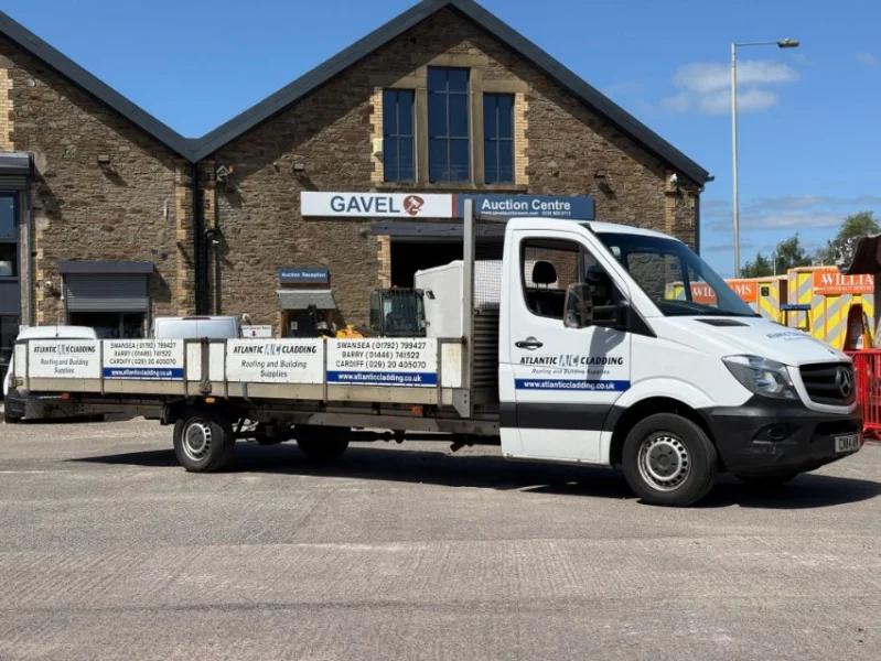 Gavel Auctioneers Ltd - Fleet of Extra Long Flatbed Vans at Auction - Auction Image 1