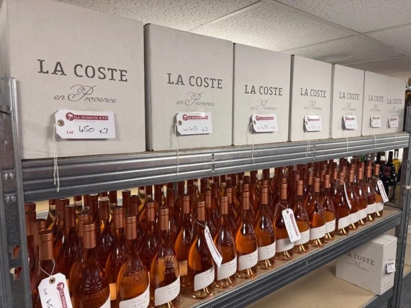 G J Wisdom & Co - Huge Stock of Red, White & Rose Wine, Champagne, Spirits & Beer at Auction - Auction Image 3