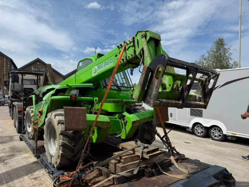 Gavel Auctioneers Ltd - Unreserved Online Auction - Salvage 2019 Merlo P38-13 Telehandler - Auction Image 3
