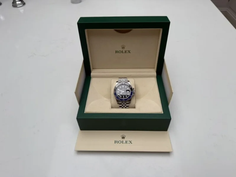 Gavel Auctioneers Ltd - 2025 Rolex GMT Master II, 126710BLNR, 