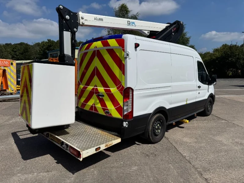 Gavel Auctioneers Ltd - Online Auction: 2023 Klubb K38P Ariel Platform, 13.8m, mounted on 2023 Ford Transit 350 Trend Ecoblue - Auction Image 3