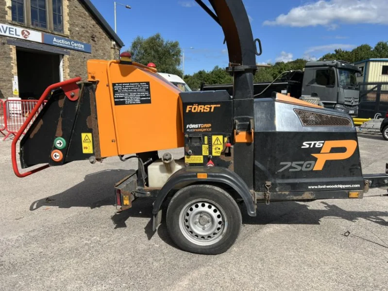 Gavel Auctioneers Ltd - Salvage 2019 Forst ST6P Towable Petrol Woodchipper Auction - Auction Image 3