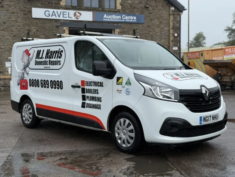Gavel Auctioneers Ltd - Unreserved Online Auction - 2017 Renault Trafic SL29 Business & Energy Panel Van - Auction Image 1
