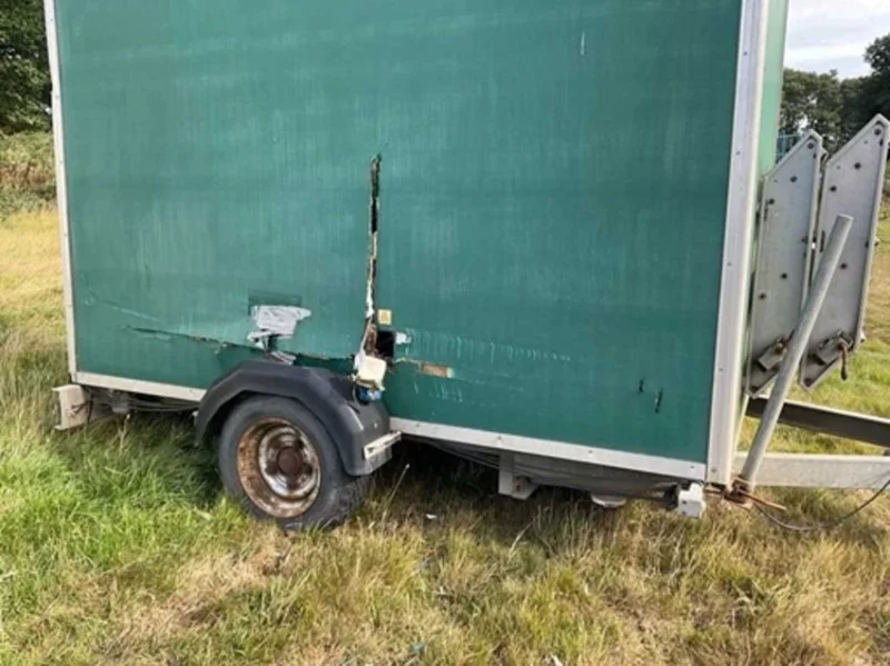 Gavel Auctioneers Ltd - Salvage Robin 333 Toilet Unit Trailer - Auction Image 1