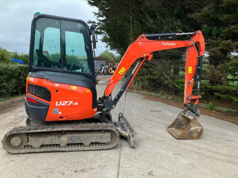 Gavel Auctioneers Ltd - Stolen Recovered 2024 Kubota U27-4 Cabbed Excavator at Auction - Auction Image 1